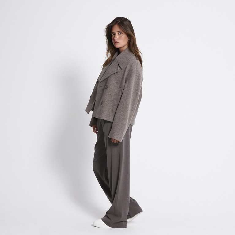 Short coat "Maggie" Dk Beige